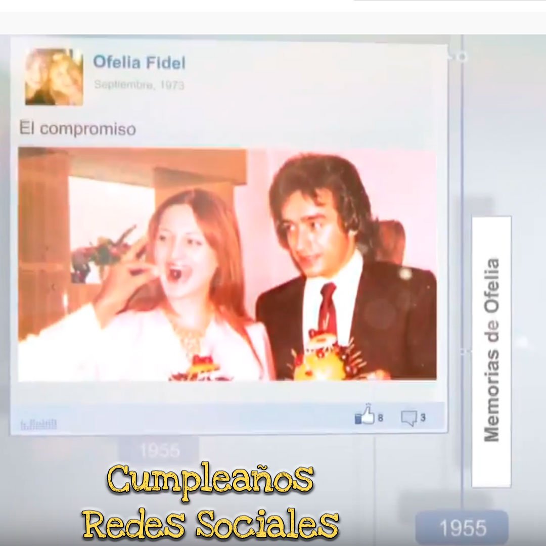 Video para cumpleaños de redes sociales