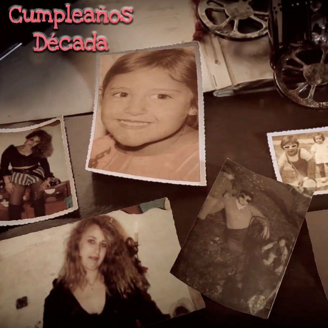 Video de cumpleaños década