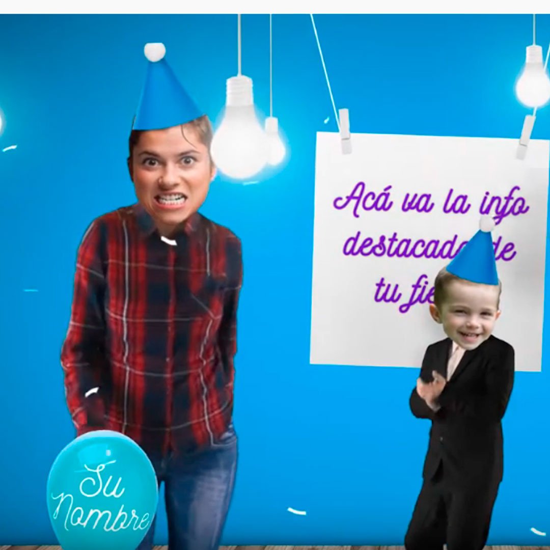 Invitación de cumpleaños para whatsapp