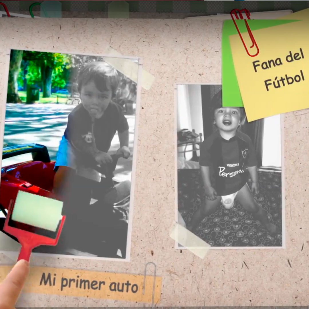 Video para cumpleaños infantil con animaciones