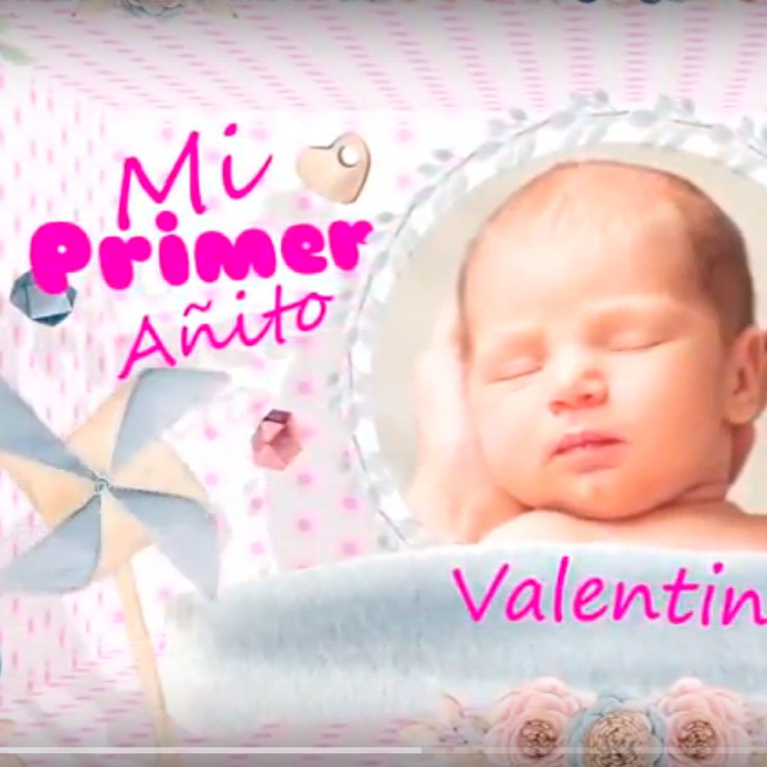 Video de primer año de vida y primer cumpleaños