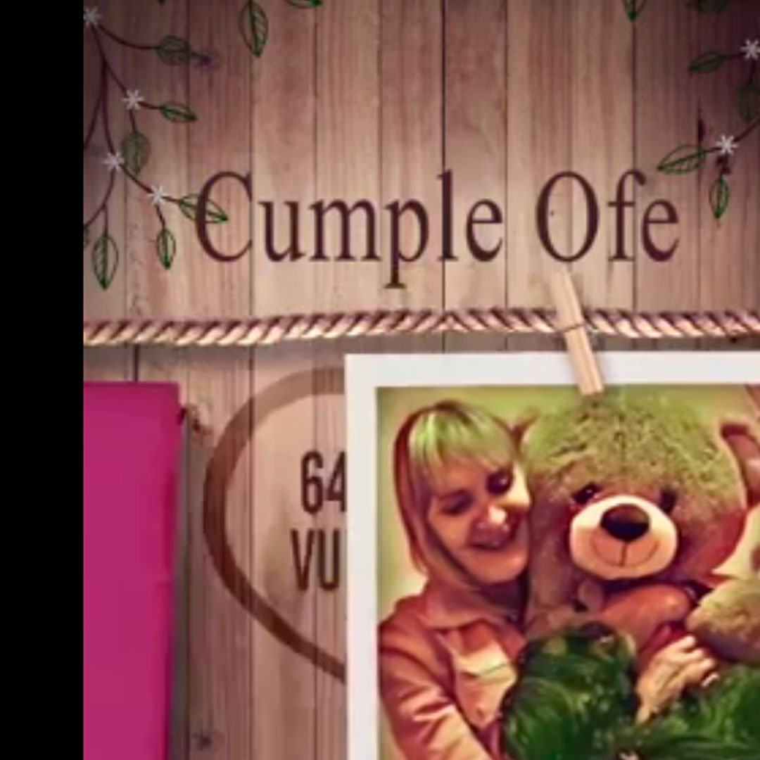 Video invitacion de cumpleaños para redes sociales