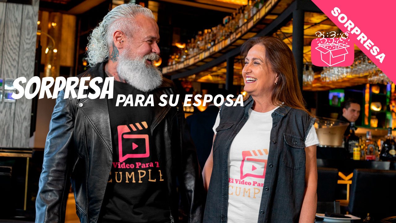 Video de cumpleaños regalo para esposa